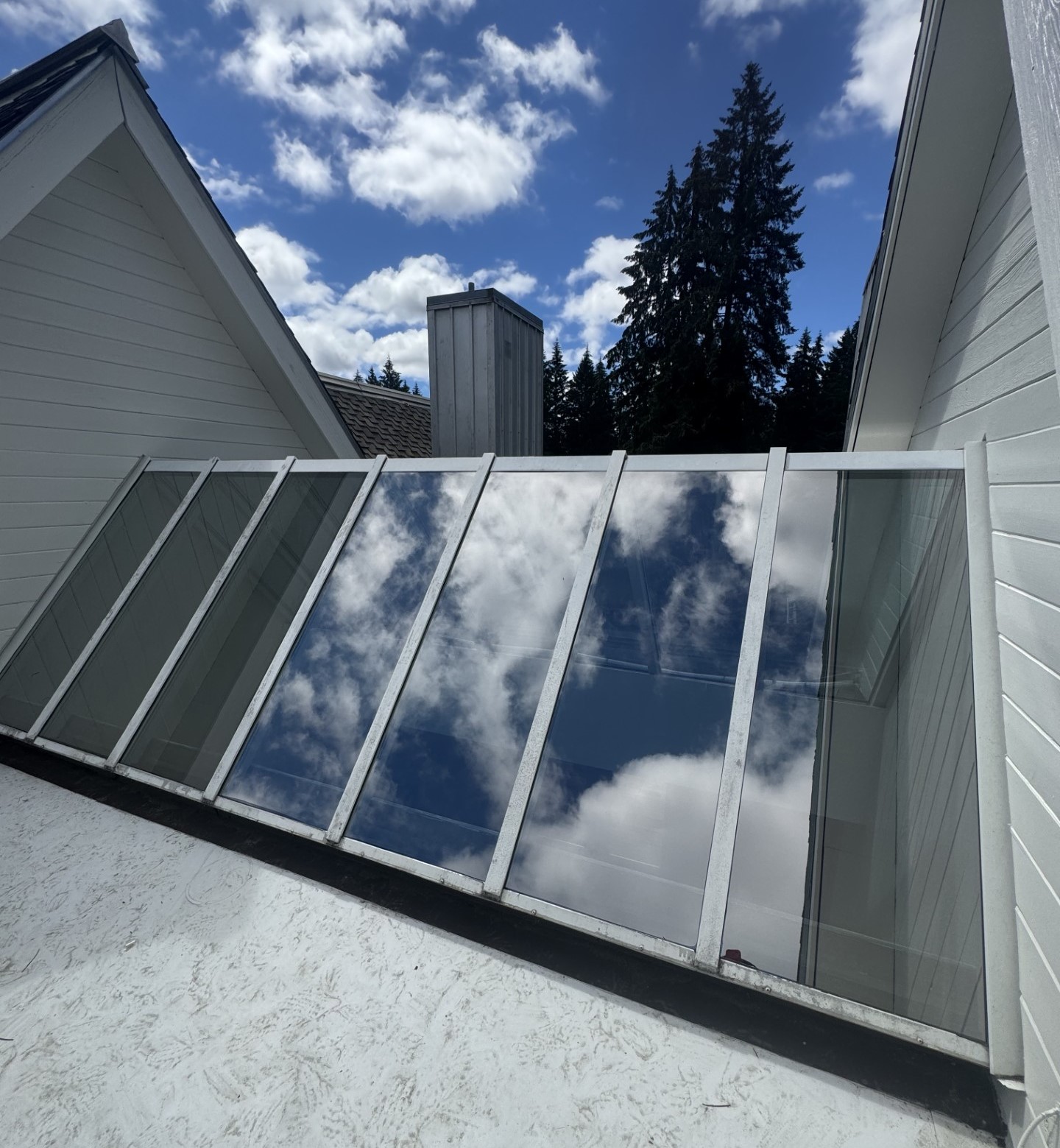 Problem: Too Much Glare and Heat Coming Through Skylights